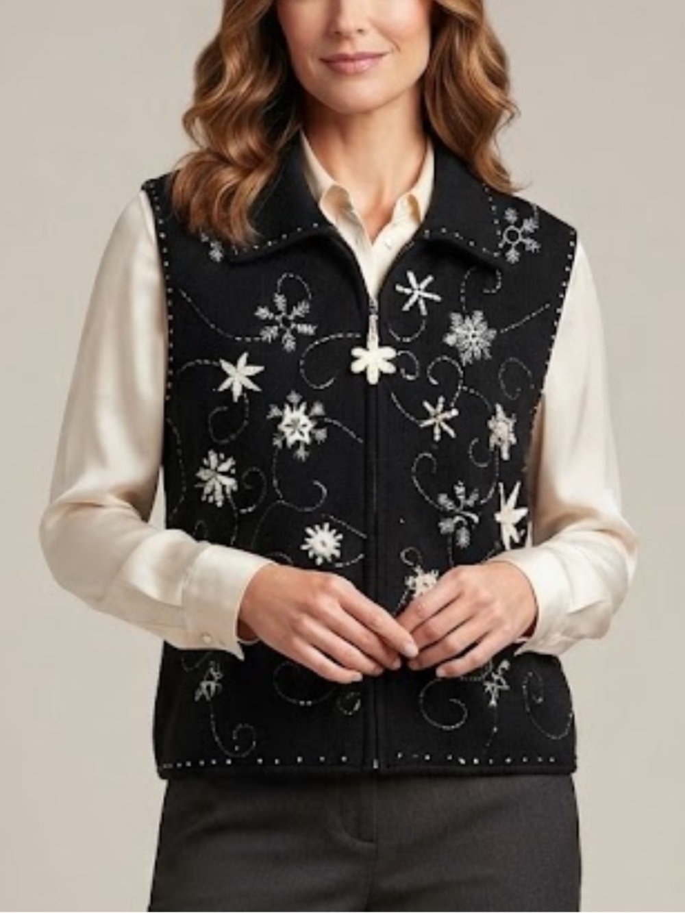 Vintage Designers Originals Christmas Sweater Vest
